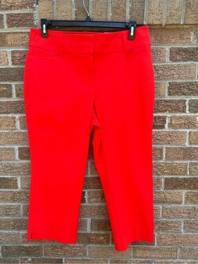NWT Lane Bryant flex waistband burnt orangeCapris size 16